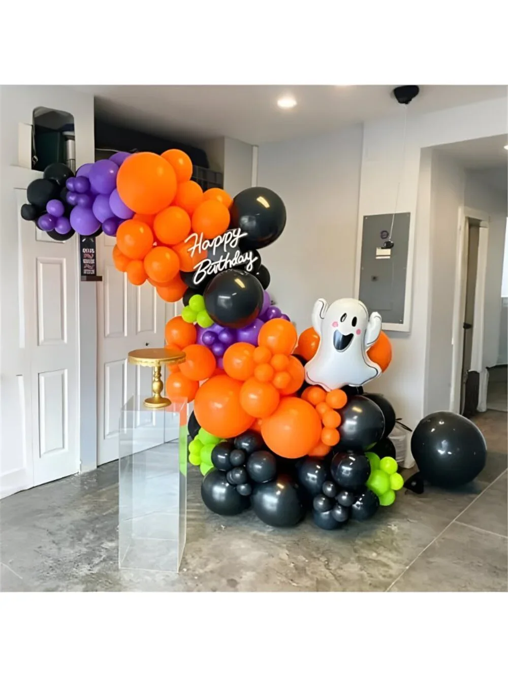 Halloween Balloons Garland Arch Kit for Halloween Party Decoration